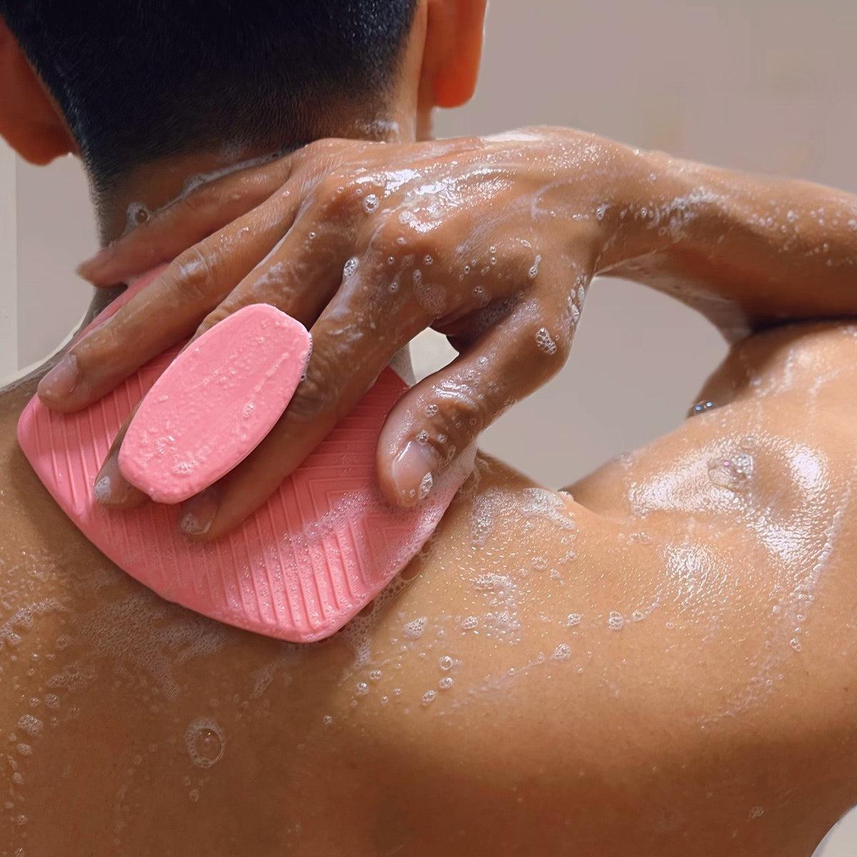 Silicone Body Scrubber with Hanging Hook