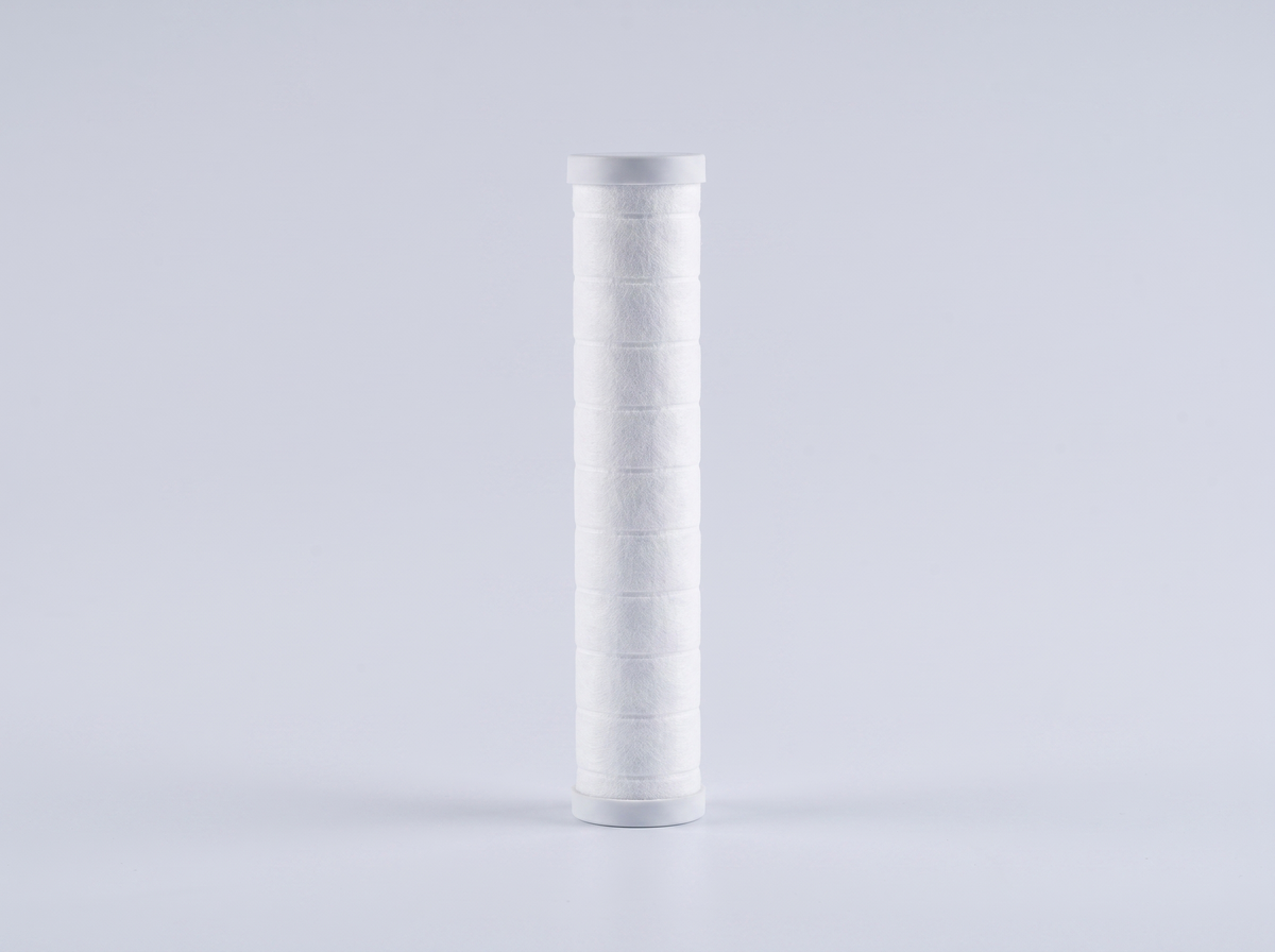 A single Sorelle handheld shower filter cartridge on a plain background