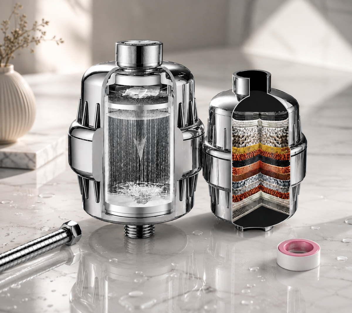Inline Shower Filter - Universal Fit