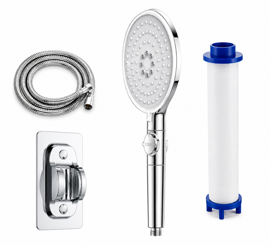Filtered Shower Head with Handheld - 5 Spray Modes