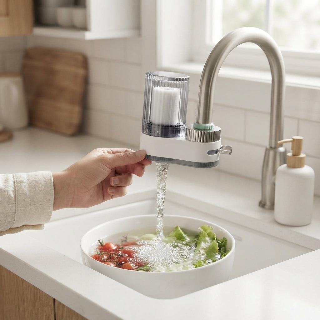 Compact Faucet Water Filter