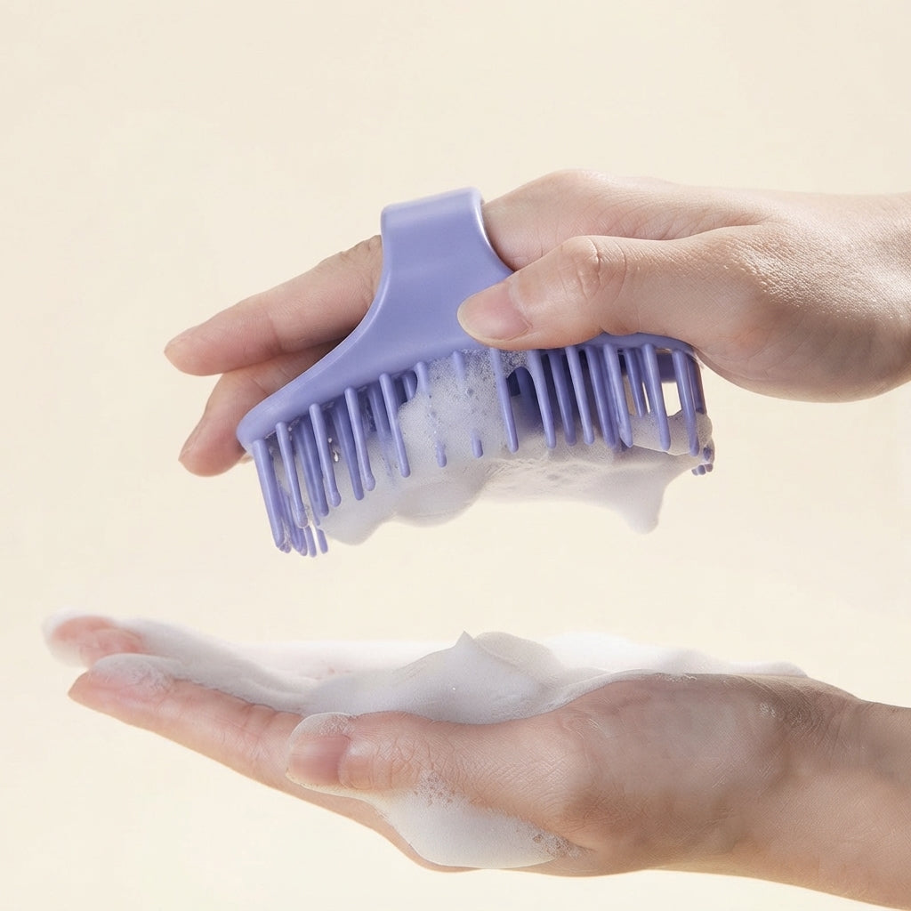 Scalp Massager Shampoo Brush - Hollow Hair Brush