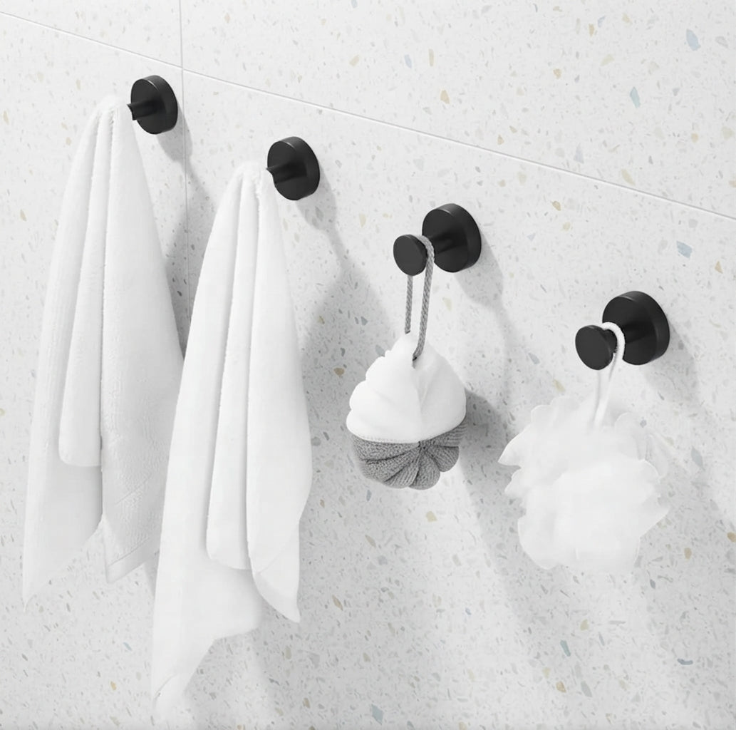 Stainless Steel Suction Cup Hook - No Drill Shower Towel Hook