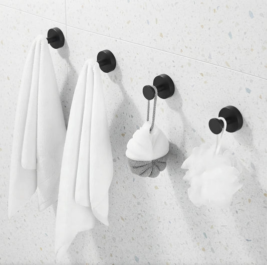 Stainless Steel Suction Cup Hook - No Drill Shower Towel Hook