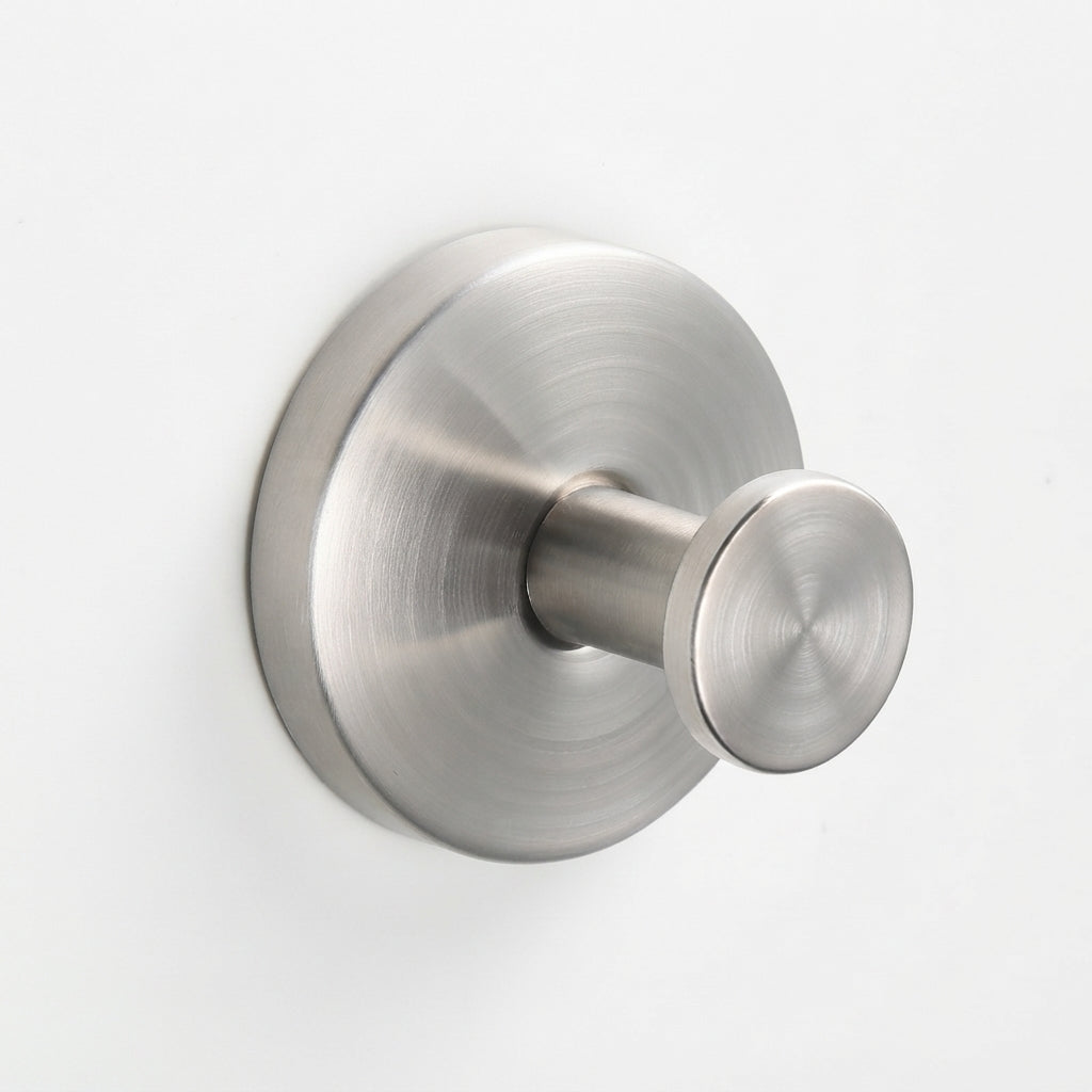 Stainless Steel Suction Cup Hook - No Drill Shower Towel Hook