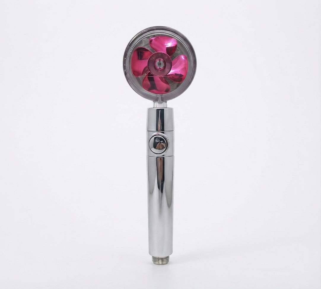 High Pressure Shower Head - 360° Rotating Turbo